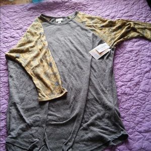 LuLaRoe, RANDY, long sleeve baseball T.